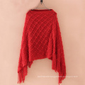 Womens Sweater Cardigan Wraps Winter Knitted Shawls Poncho (SP620)